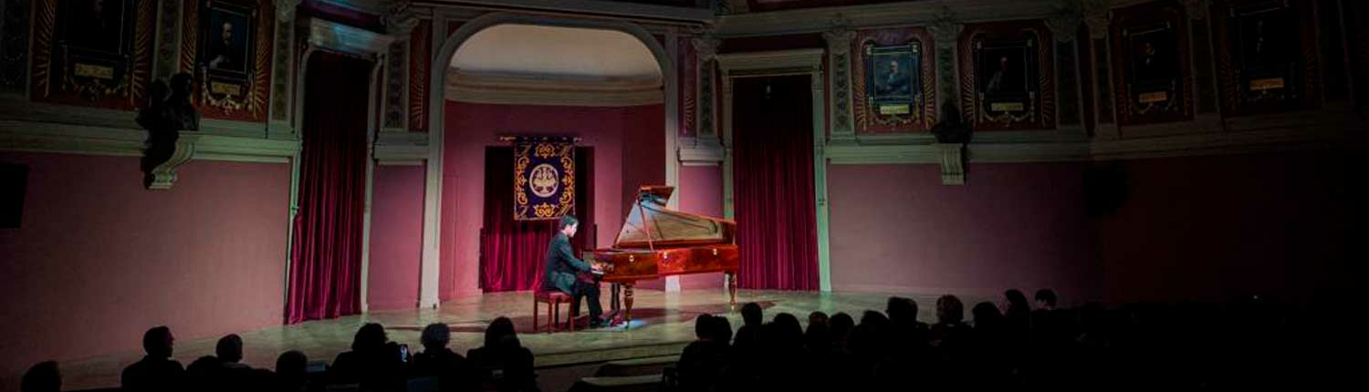Askaz Cultura. Escenario del concurso de piano para Chopin realizado en Cordoba en el a&ntilde;o 2025.